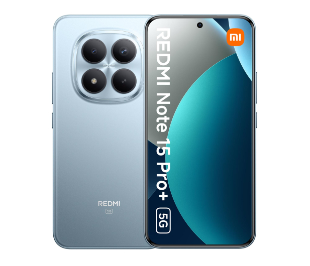 XIAOMI Redmi Note 15 Pro+ 5G 12/512 GB Glacier Blue - 1471042 - zdjęcie